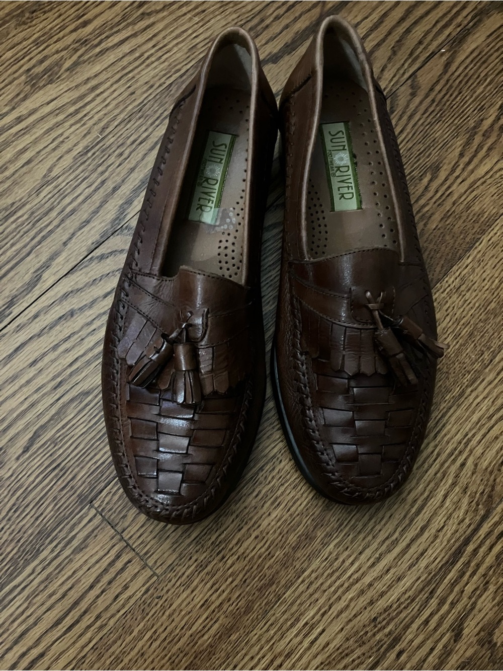 Men’s Sun River Brown Leather Tassel Loafers